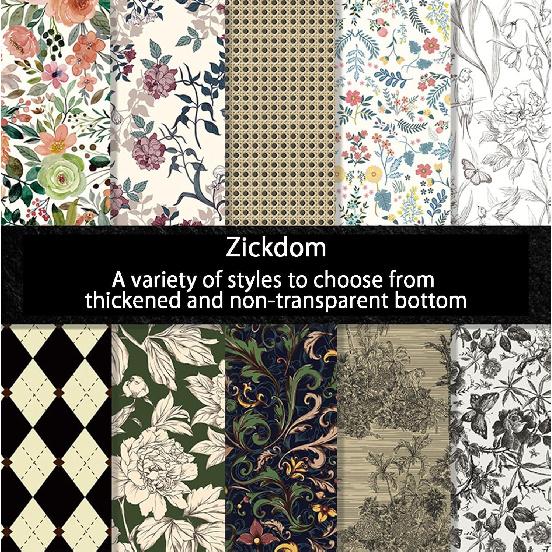 Peel and Stick Wallpaper Boho Wallpaper Peel and Stick Floral Contact Paper Removable Wallpaper Renter Friendly Wall Paper for Home Bedroom Bathroom