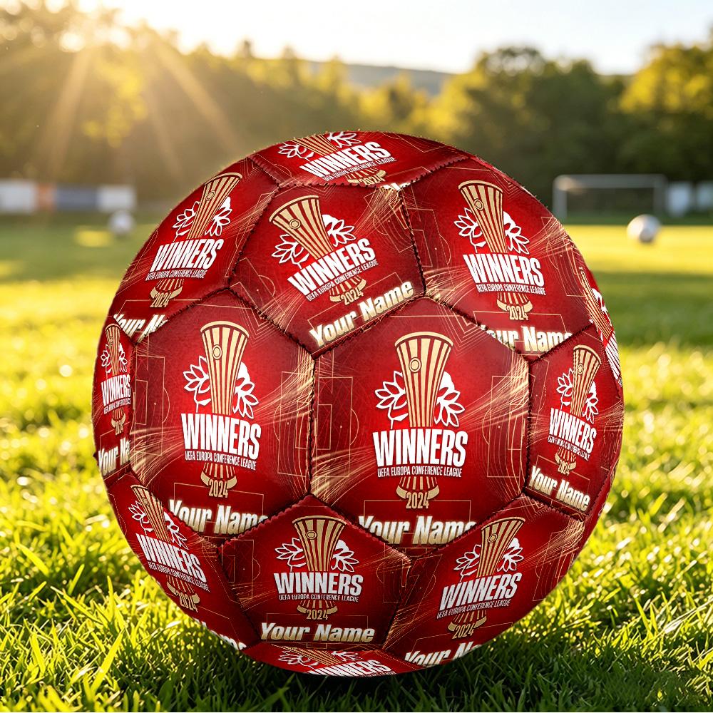 Personalized Size 5 Football Olympiacos Pattern Outdoor Game Sports Ball Gift
