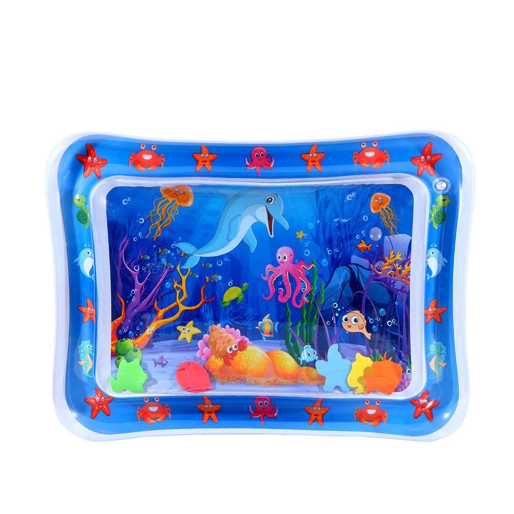 Colorful Inflatable Water Play Mat For Babies Pvc Material Variety Of Designs