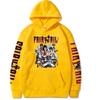 Anime Fairy Tail Oblečení Podzimní Fleecové Manga Mikiny Ležérní Volná Mikina Dlouhý Rukáv Streetwear Unisex Pulovr