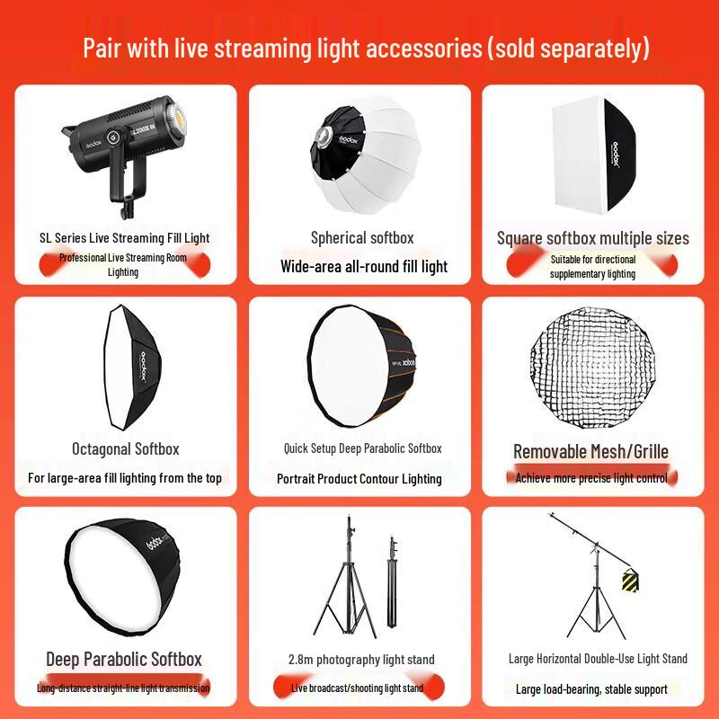 Godox SL200IIIBi Bi-Color LED Video Light