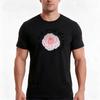 Stop And Smell The Roses Pink And Black TShirt Summer Casual Cotton Tee Oversized Streetwear Tops Vintage Graphic Print