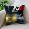 Initial D Fujiwara Tofu Shop Personalized Picture Text Home Decorative Pillows Household Gifts 45x45cm