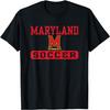 Elite Authentics Maryland Terrapins Soccer Logo T-Shirt, Black, Small