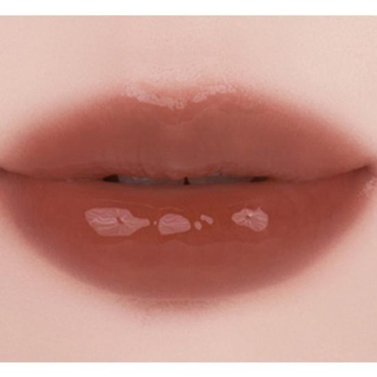 Rom&nd Juicy Lasting Tint 17 Dark Coconut — Tiefes Kakaobraun Glänzender Lang anhaltender Lippen-Tönungsstift