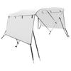 3 Bow Bimini Top with Side Panels 183 x (154 167) x 137 cm