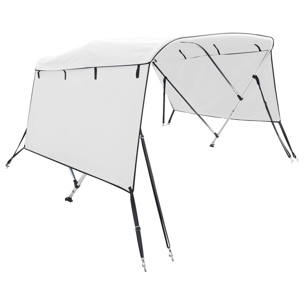 3 Bow Bimini Top with Side Panels 183 x (154 167) x 137 cm