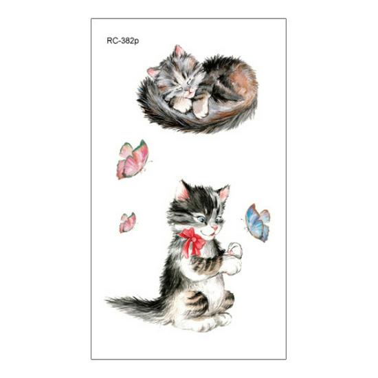 Waterproof Long-lasting Cute Peacock Feather Temporary Tattoo Stickers for Women