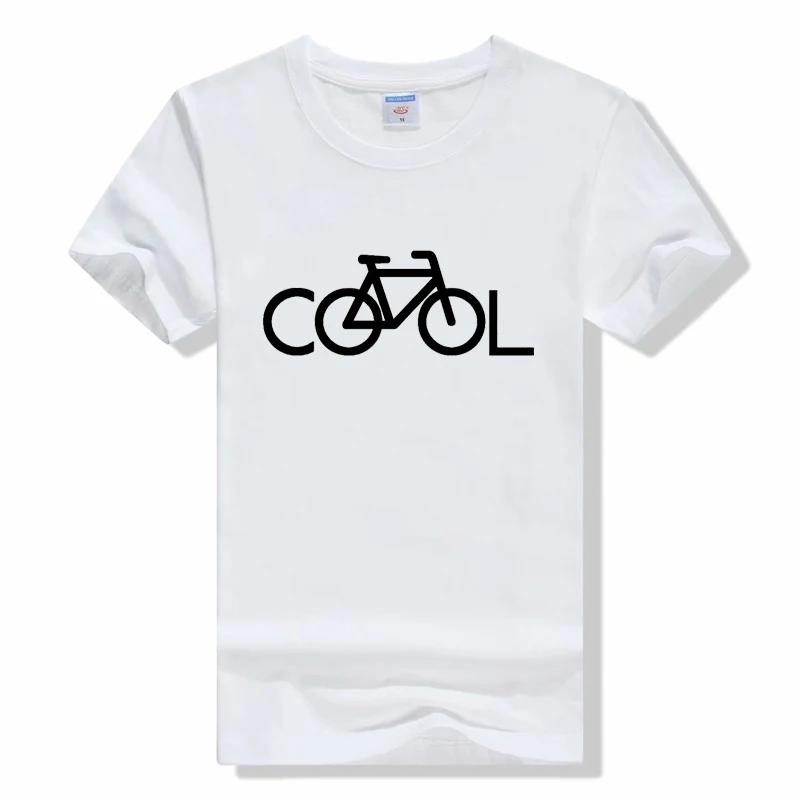 Bike Run and Beer Funny T-Shirts Bike It's Cool Print T-shirt Cotton Short Sleeve T-shirs Tshirt Tops