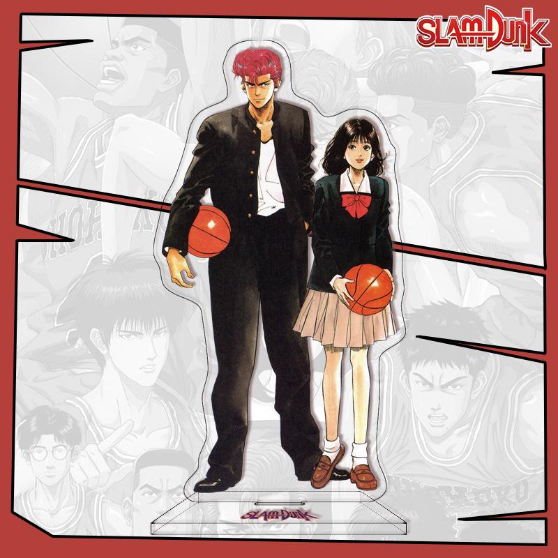 Supporto Acrilico Anime Slam Dunk 16cm Supporto Acrilico Personalizzabile Fornitura Transfrontaliera Alto Qualità Superiore Merchandising Anime Slam Dunk
