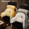Adjustable Reading Pillow Ergonomic Back Support Cushion 1PC Washable Cover Lumbar Pillow for Bed Sofa Floor Home Use