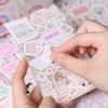 60Sheets/book Spring and Wishes Series Sticker Book DIY Handbook Scrapbook Photo Frame Envelope Decoration Stickers