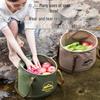 Portable Folding Water Bucket for Fishing, Camping, and Picnics - Multi-functional Basin