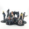 9 Styles One Piece Straw Hat Pirates Black Outfit Gold City Anime Figure Collectible