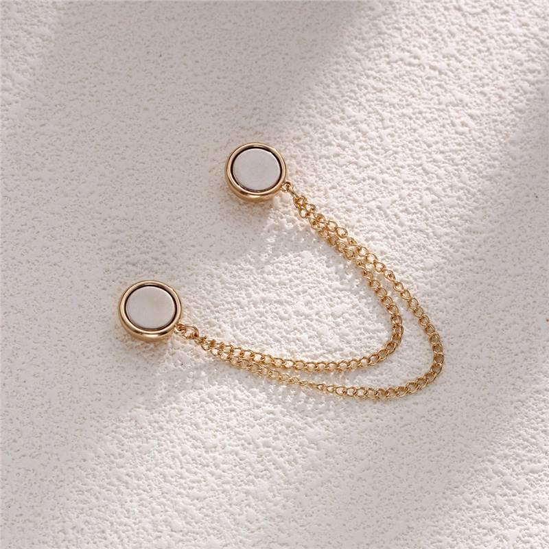Magnetic No-Sew Sleeve and Trouser Fixing Buckle with Anti-Slip Chain