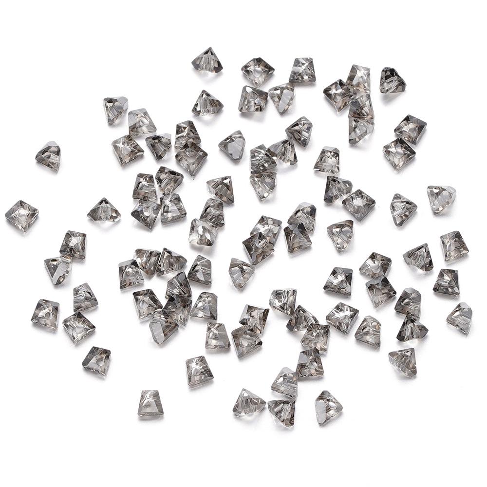 

Гальванизированные стеклянные хрустальные бусины-треугольники 4 мм/6 мм для DIY серег и браслетов. Pack of 100