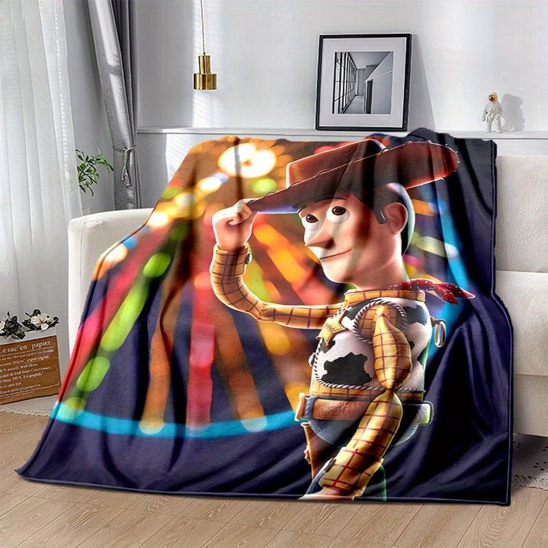 1pc. Cartoon Cowboy Blanket, Seasonal Universal, Home Decoration, Throw Blanket, Soft Flannel Throw Blanket, Versatile & Cozy for Bedroom, C