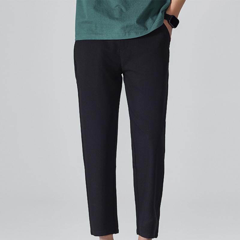 

Весенне-осенние новые маленькие брюки Мужские прямые повседневные брюки Модный джокер. 38