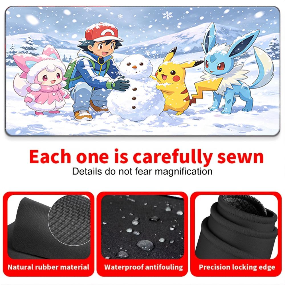 Study Desk Charmander Gaming Desk Mat NonSlip Washable Mouse Pad 30x80x0.2cm