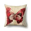 Polyester Pillowcase Butterfly Pattern Pillowcase Car Decoration Home Print Pillowcase Bedside Cushion Cover