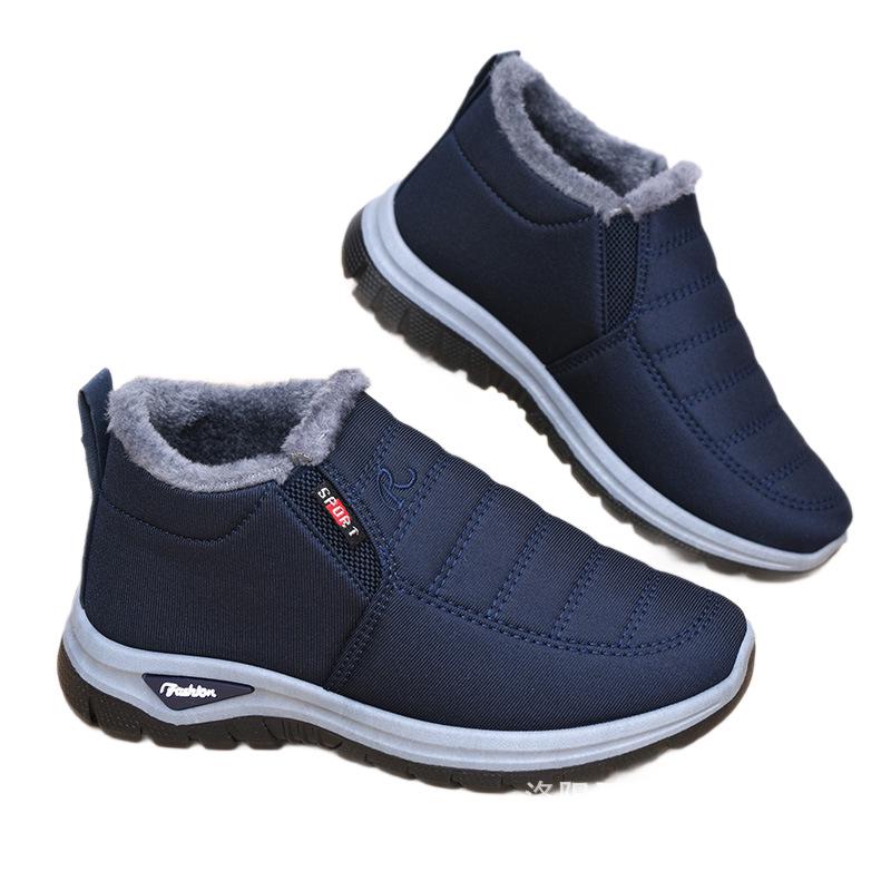Men s and Women s Non-slip Winter Cotton Shoes with Velvet Lining 42