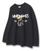 UNION GARMENTS 1997 Skatebear Loose Fit Long Sleeve T-Shirt Dark Grey [Basic Or Ribbed]