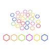 Colorful Cat Ear Enamel Metal Stitch Markers & Small Safety Pins for Yarn Knitting & Crochet