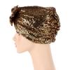 Summer Ladies Turban Head Wrap With Butterfly Bow And Sparkle Accents For Casual Wear