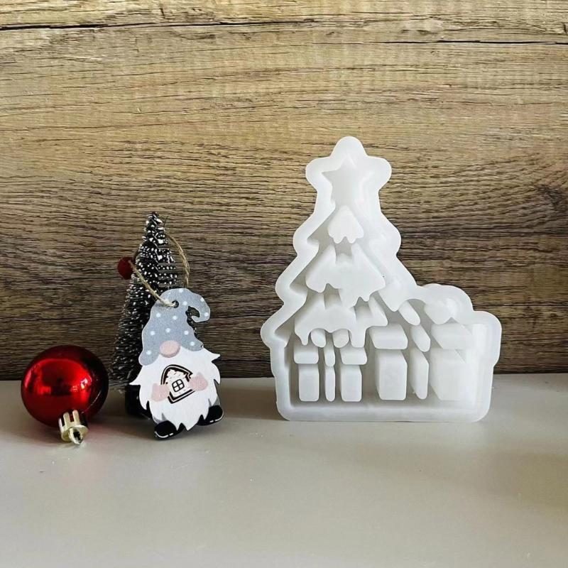 Weihnachtsbaum Silikonformen für Schokolade, Süßigkeiten, Heimdekoration, Gips Silikonformen, Epoxidharz Silikonformen