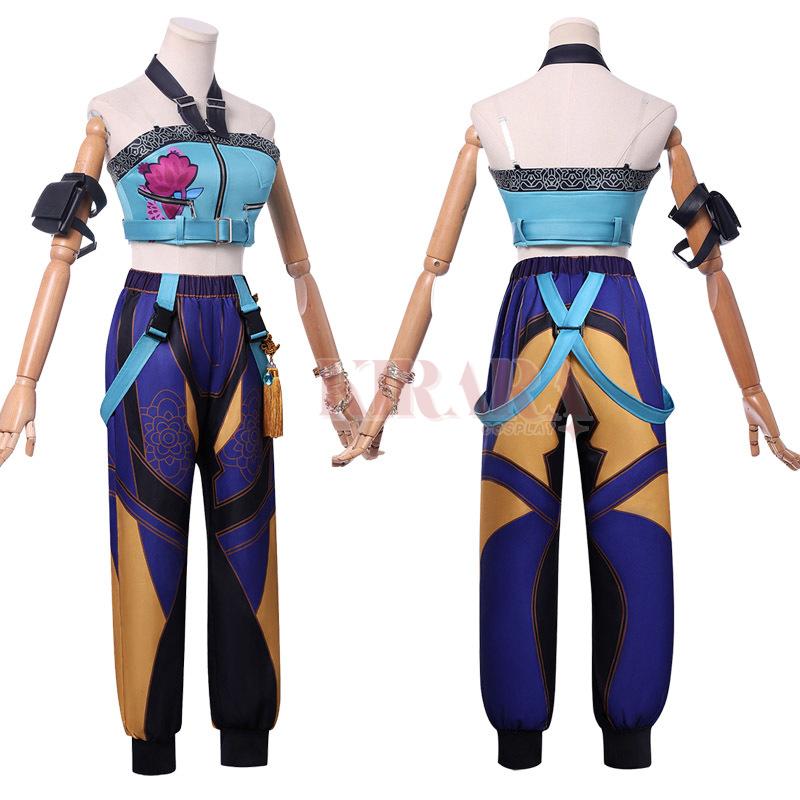 Vânători de Demoni Zoey Costum Cosplay Idol KPop Zoey Perucă Cosplay Femei Joc de Rol Petrecere Costume Carnaval Costume Halloween