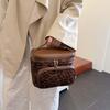 Handbag Make Up Pouch Bag Leather Pouches Bag Organizer Soft Leopard Print Cosmetic Bag  Bathroom