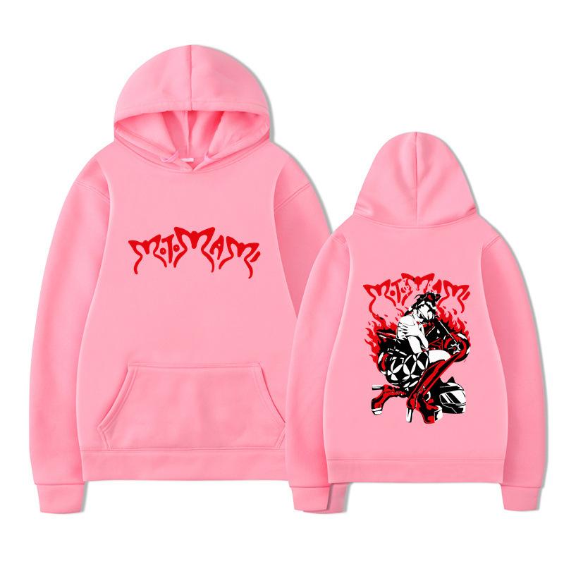 Motomami Black Hoodie Rosalia Graphic Sweatshirt Men Long Sleeve Sweatshirts Women Streetwear Pullovers Sudaderas
