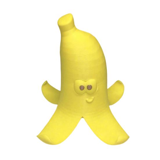 3D Printed Smiling Banana Cute Fruit Phone Stand Desk