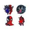 Cartoon adorable Square Trousers Enamel Lapel Pins Cartoon Character Collectible Badges Adorable Children's Present Jewelry designed for Backpacks