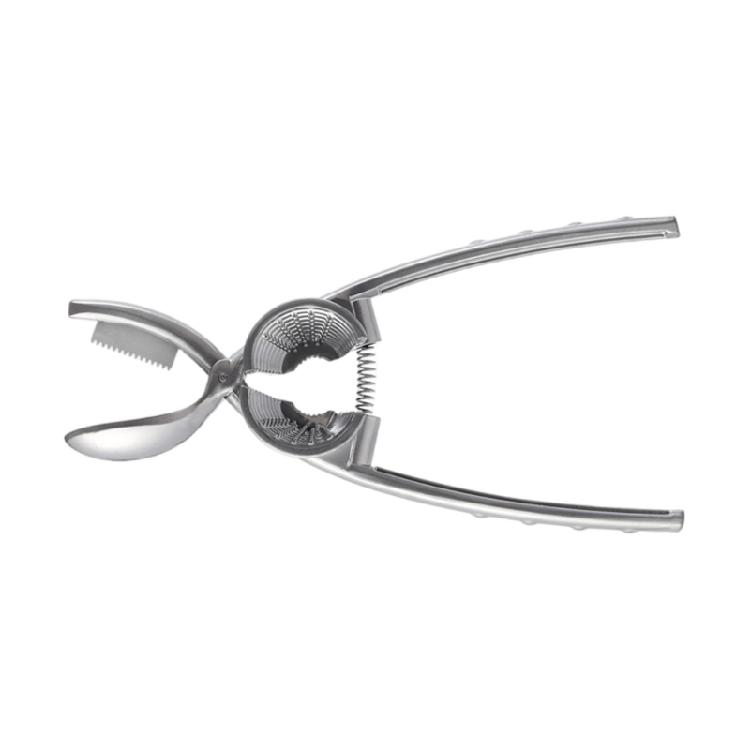 Professional Nut Cracker Walnuts Cracker Ergonomic Designs Quick and Easy Operations Stainless Steel Chestnuts Opener серебряный