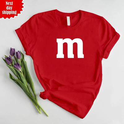M&M T Shirt Sweet Halloween Stag Do Couples Printed 100% Cotton Mens Tee Outfit