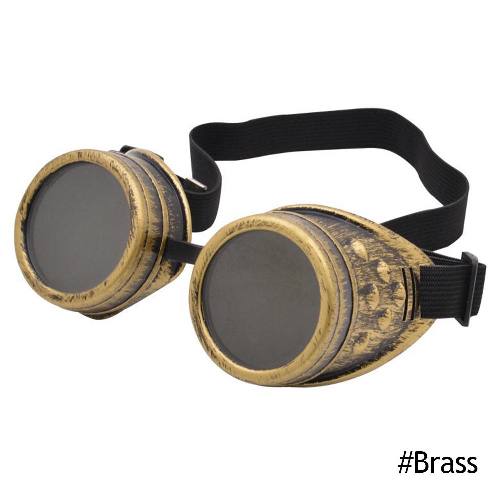 Steampunk Motorcycle glasses retro riding goggles sunglasses Gothic Style Driver Goggles Protective Glass for CosplayDecorations