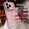 Jelly Glitter Instant iPhone 16 Pro Max Case - Large Window, Apple 17 Celebrity Protective Cover
