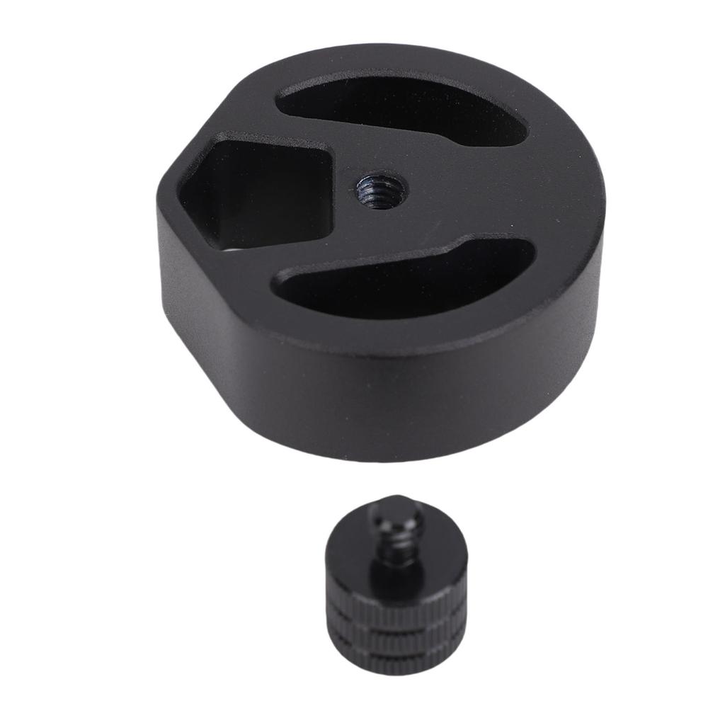 Tripod Adapter Suitable for Mini Dish Aluminum Alloy 1 4in 20 and 3 8in 16 Threaded Mount Adapter