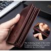 Genuine Leather Wallet | RFID Blocking Wallet for Men| 14 Card Slots, 1 ID Window | Large Capacity Can Hold Notes (Brown)