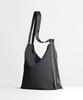 Green Stuff Spacious Loose Fit Shopper Bag 57 Ribbed Corduroy - Black