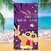 Extra Large Kids Quick Dry Bath Towel Cartoon Character Digital Print Double Sided Flannel Microfiber Beach Towel