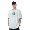 Li Ning T Shirts Unisex White Crew Neck Moderate Straight Fit AHST129-1