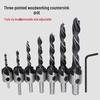 Three-Point Woodworking Countersink Drill Bit Set