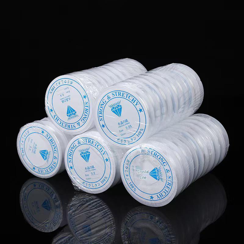 DIY Jewelry Supplies: Transparent Elastic Crystal Beading Line for Handmade Bracelets
