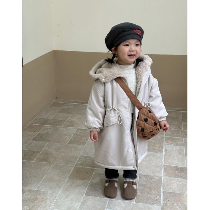 Manteaux d'hiver pour enfants à capuche, épais et chauds, doublure en fourrure, parkas coupe-vent pour tout-petits et enfants