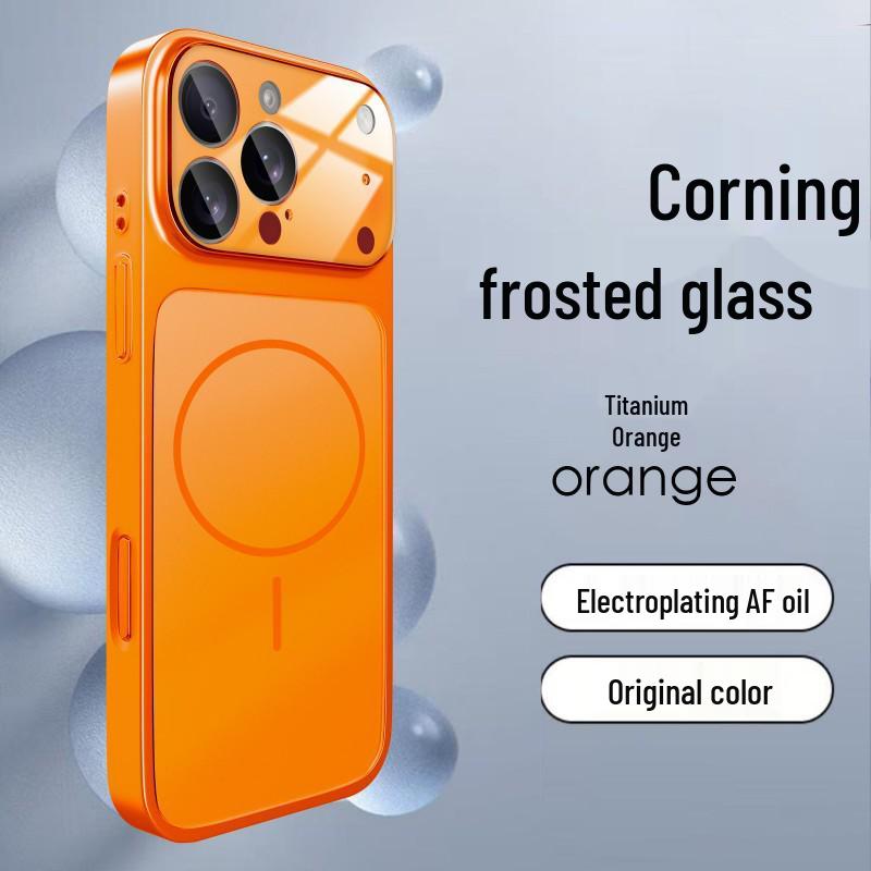 

Матовый чехол-накладка для iPhone 17 Pro Max с защитой Corning Glass для больших окон, устойчивый к падениям 13 Pro