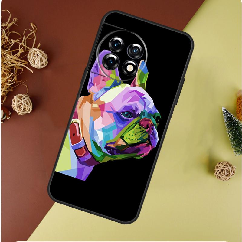 Cute French Bulldog For OnePlus 13 13R 12 12R 11 9 10 Pro 8T 9RT 10T 10R Nord 4 CE 2 3 Lite N20 N30 Phone Case