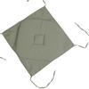 Galette de chaise - EDEN - 4 rabats - 40 x 40 cm - sauge - finitions avec biais