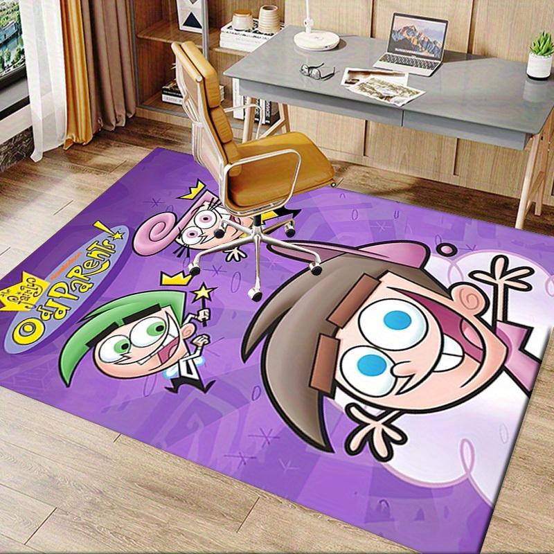The Fairly Oddparents Office Carpet Soft Polyester Entrance Carpet Washable Non Slip Machine Washabl